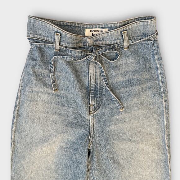 REFORMATION Vicki High Waist Straight Leg Jeans Size 27 - Picture 5 of 10